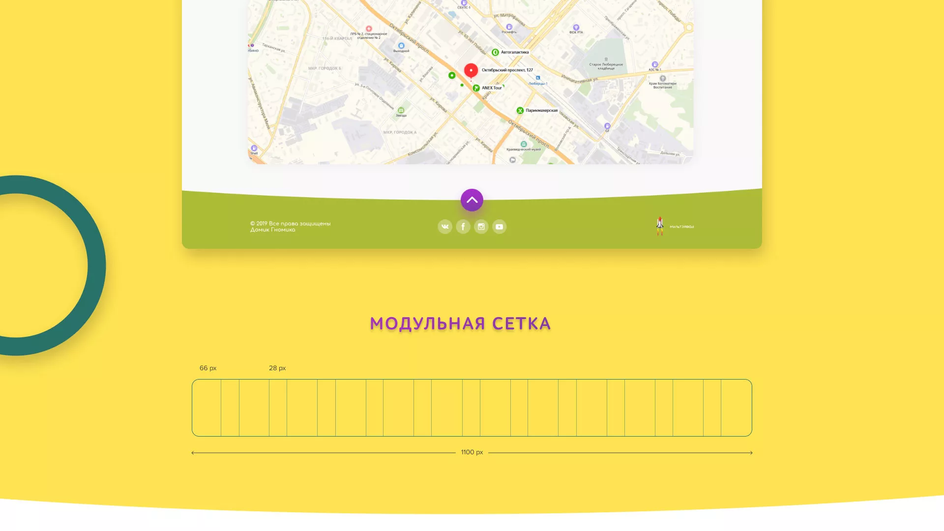 Разработка сайта детского активити-клуба «Домик гномика» в Калязине